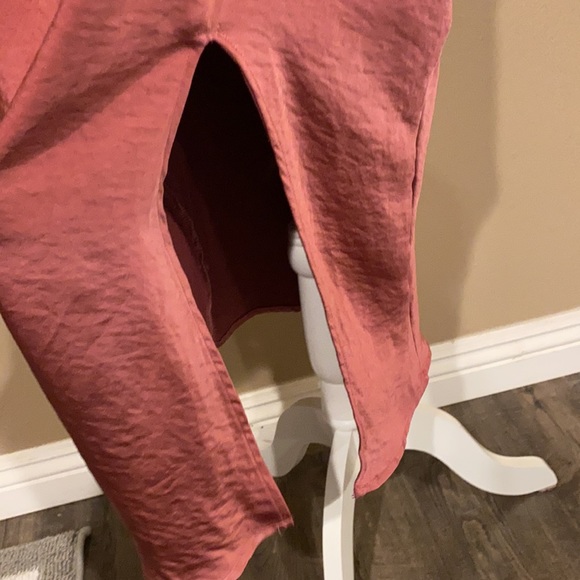 Rose satin slip dress - Picture 3 of 9